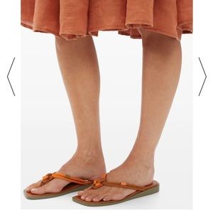 Gray Matters Corda  Rope Sandals Slides Orang Green size 39 Us9